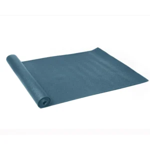 PVC Yoga Mat, 3mm, Real Teal, 68inx24in, Non Slip, Cushioning