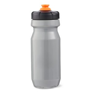 22 Fluid Ounces Cycling Water Bottle, Black and Gray