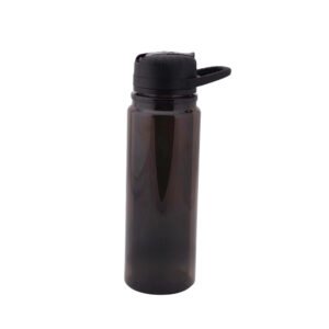 24-Ounce Double-Wall Tritan Water Bottle with Flip Straw Lid, Grey